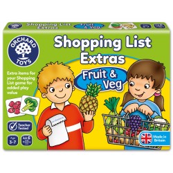 MATCHING AND MEMORY GAME - SHOPPING LIST EXTRAS FRUIT & VEG