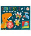 DINO FRIENDS - BOOK AND JIGSAW SET